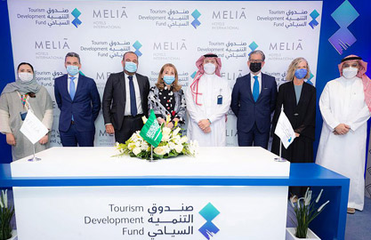 Tourism Development Fund and Melia Hotels International Join Forces to Develop New Tourism Concepts in Saudi Arabia